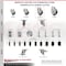Service Caster 4 Inch 316SS Thermoplastic Rubber Swivel 1-5/8 Inch Expanding Stem Caster Set SCC-SS316EX20S414-TPRB-158-4 - alternate 3